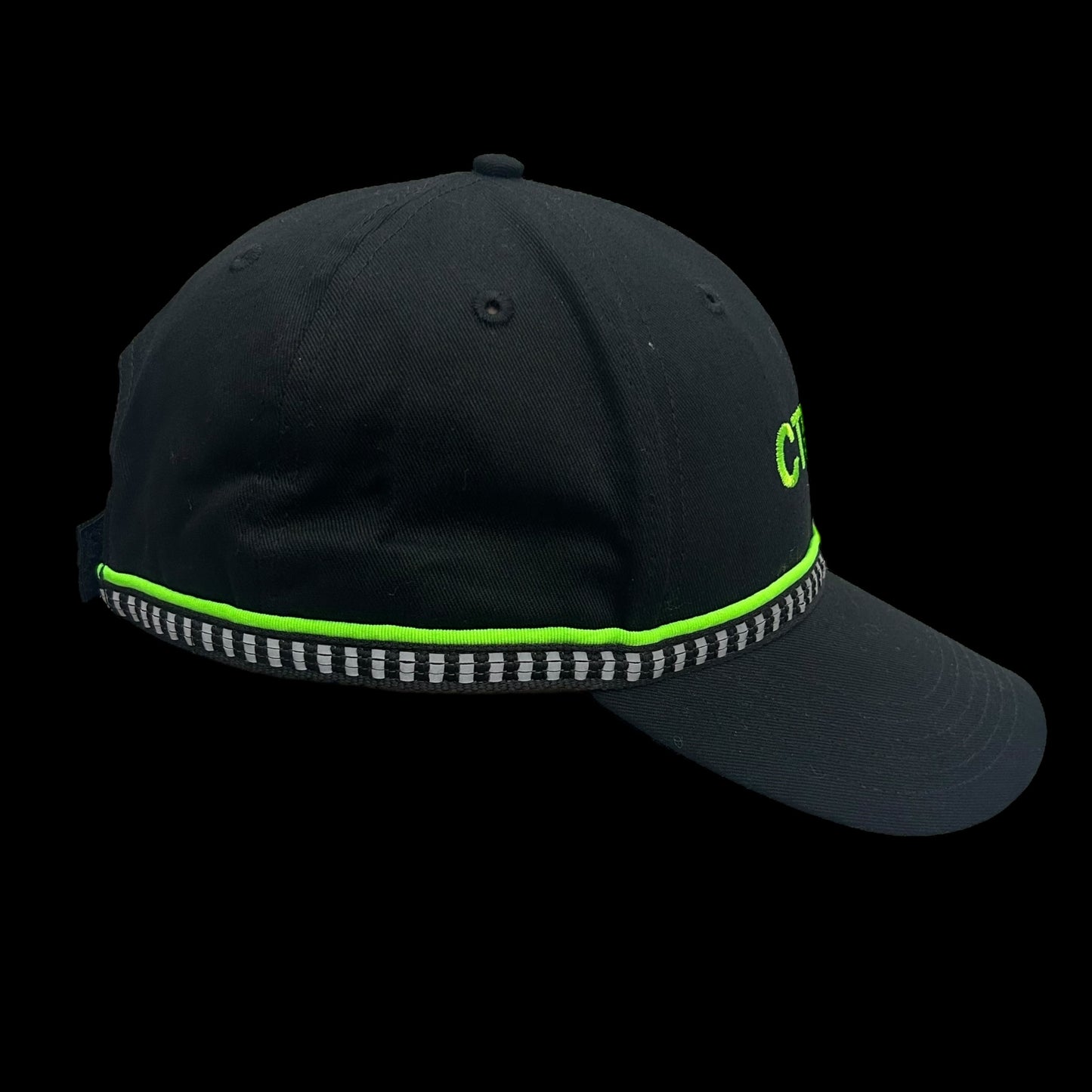 Heron Preston СТИЛЬ Reflective Cap Black/ Neon Green