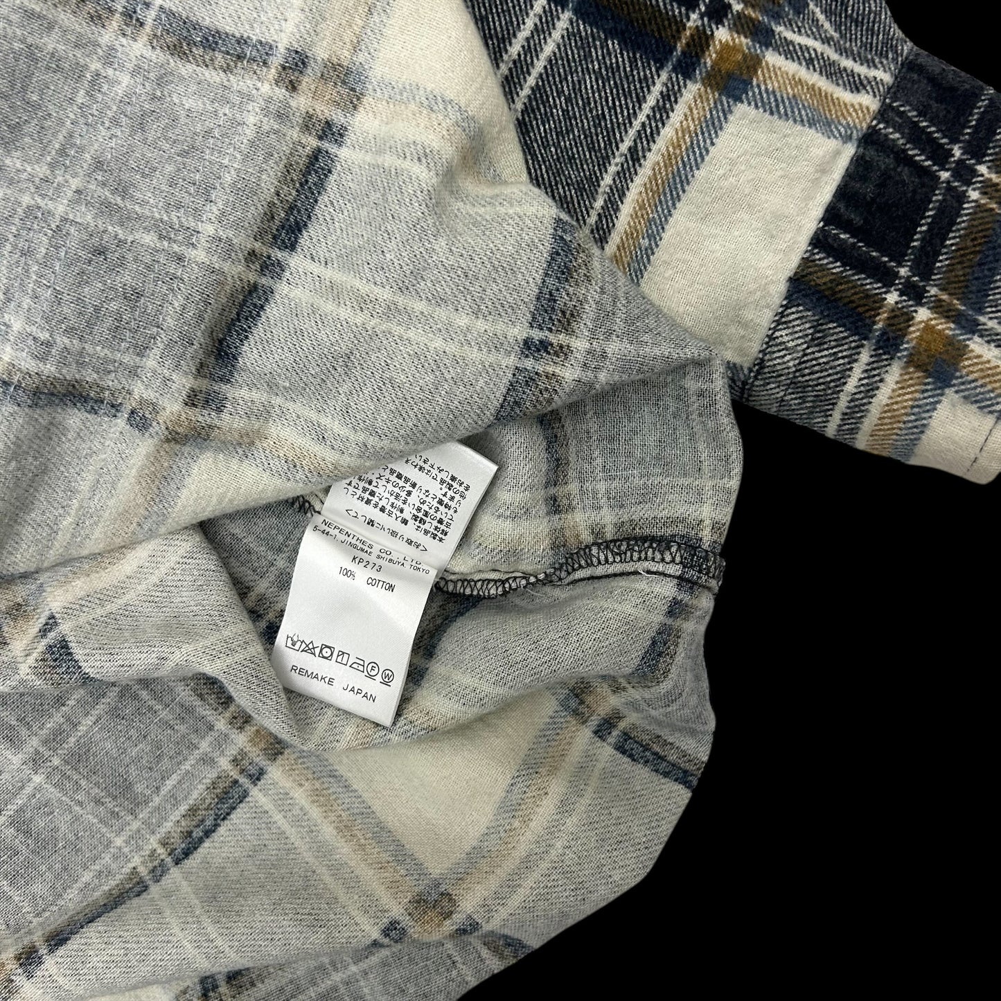 Needles Rebuild Flannel Shirt (Fits M-L)