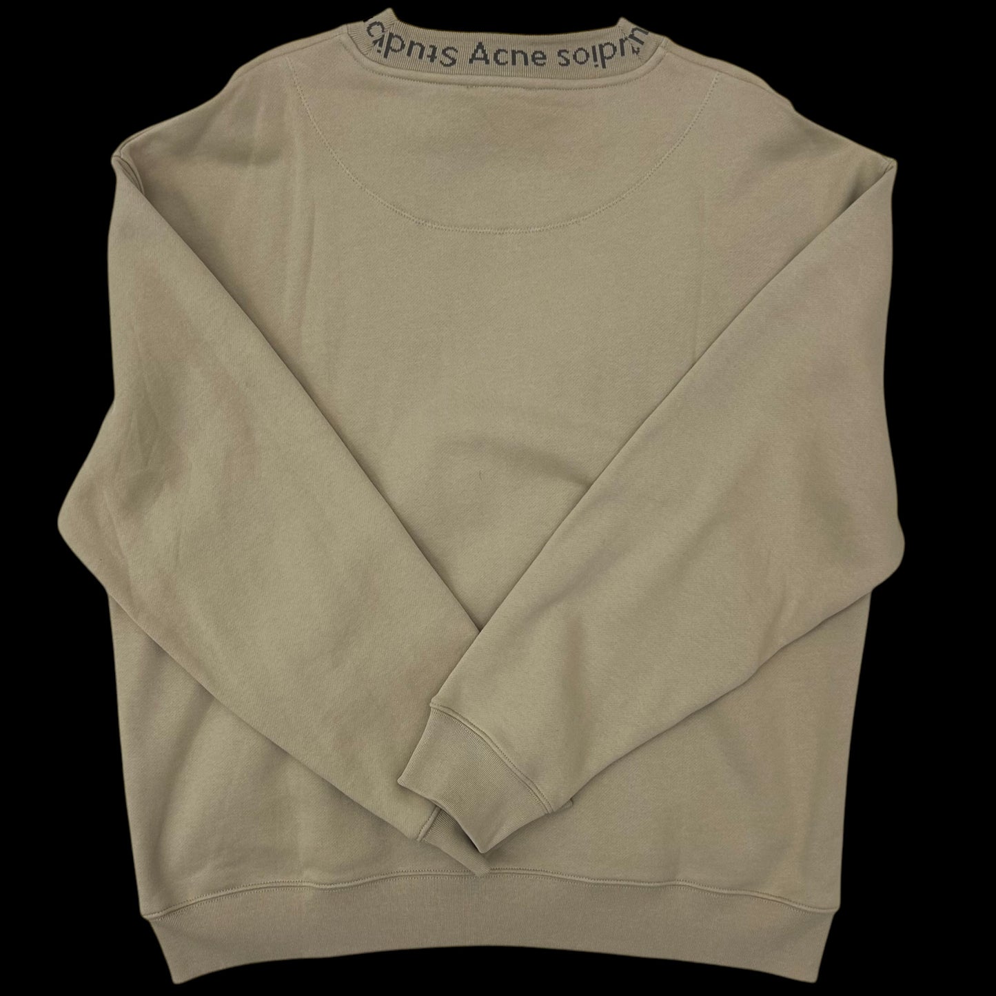 Acne Studios Jacquard Logo Sweater Beige (Size L)