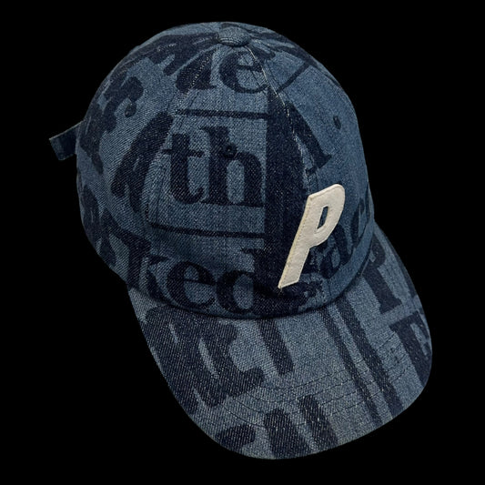 Palace Tabloid Denim P 6-Panel Cap