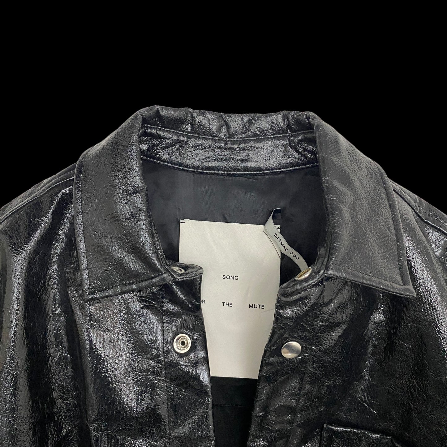 Song For The Mute Black Coated Jacket (Size L)