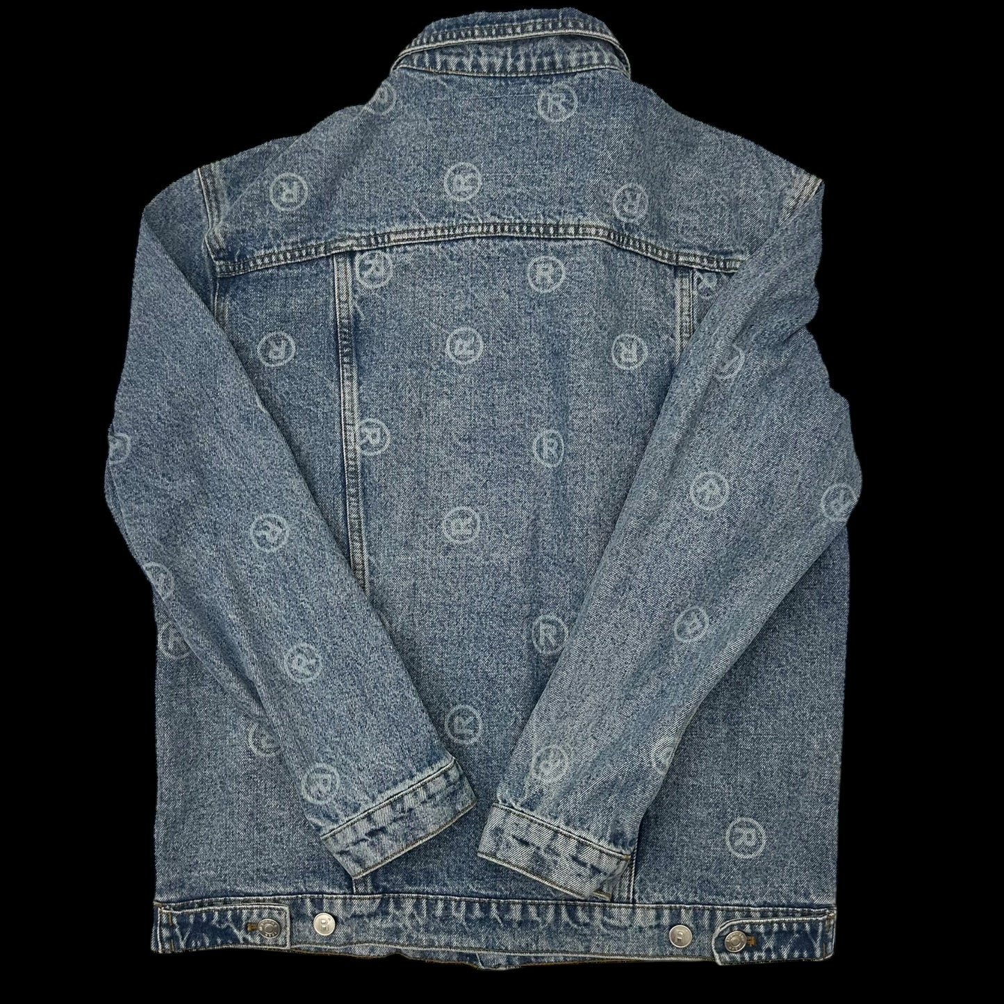 Martine Rose All Over Logo Denim Jacket (Fits M-L)