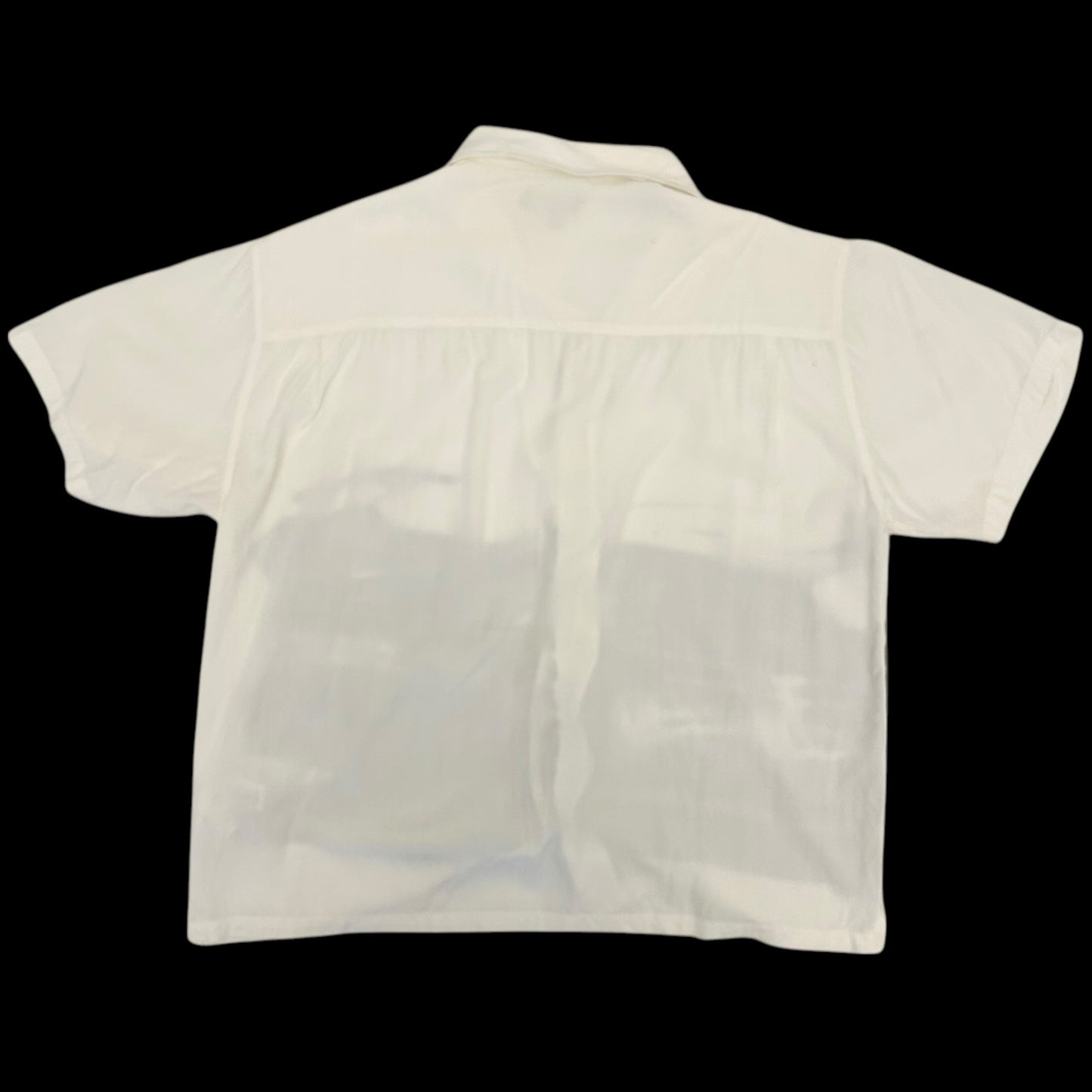 Stussy Speedway Short-Sleeve Button-Up Shirt Off-White (Fits M-L)