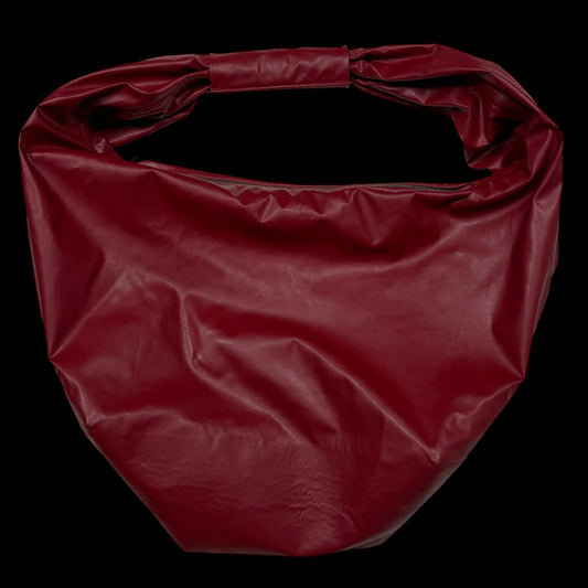 Faux Leather Sling Bag Red