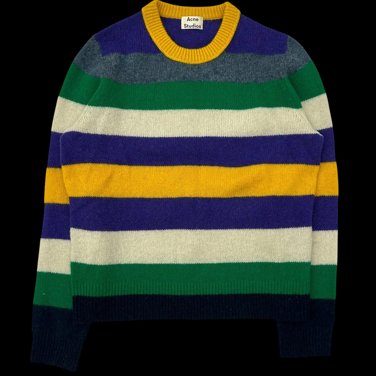 Acne Studios Kai Striped Wool Sweater (Fits M-L)