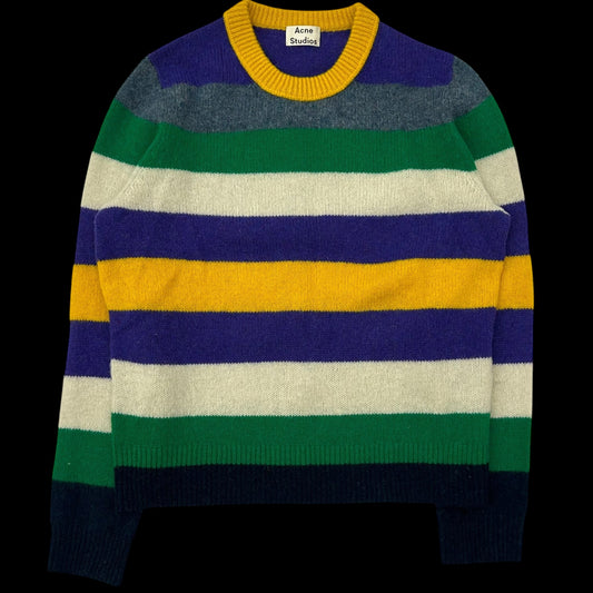 Acne Studios Kai Striped Wool Sweater (Fits M-L)