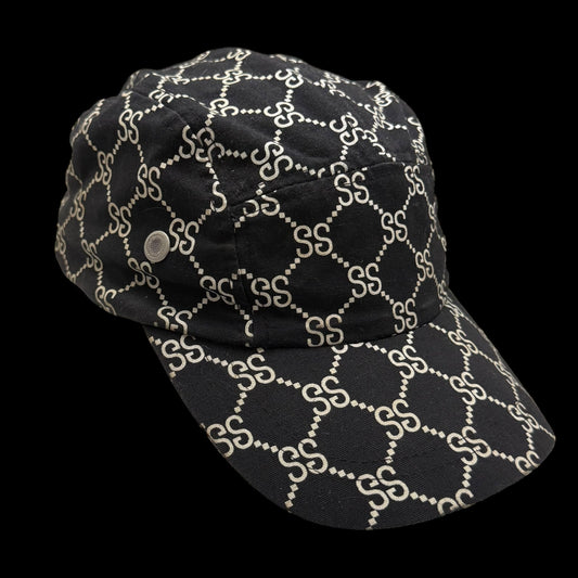 Stussy Vintage 2001 ‘Stucci’ Monogram Cap Black