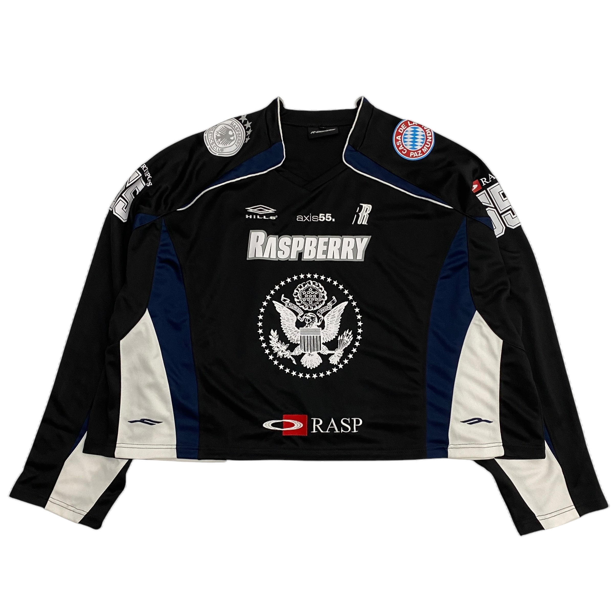 The GV Gallery Raspberry Hills Infinity Cropped Jersey Black (Fits L-XL)