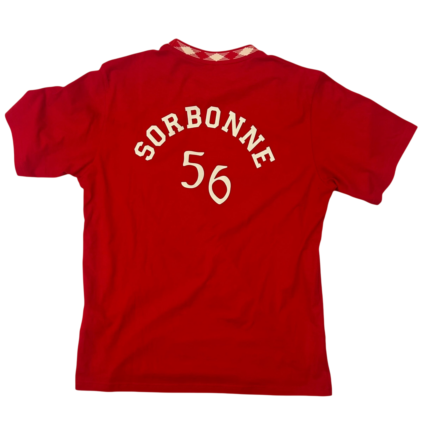 Wales Bonner Original Embroidered Logo T-shirt Red (Size M)