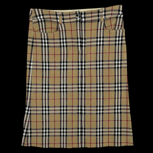 Burberry Vintage Nova Check Skirt (Size Fits 27")