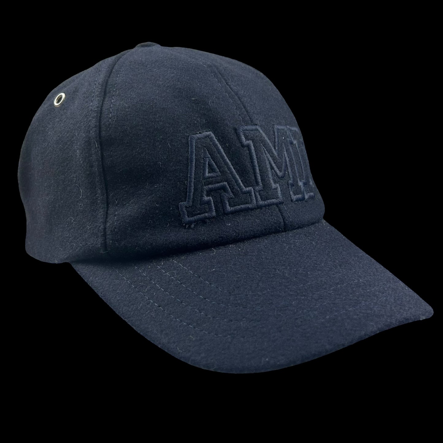 AMl Paris Navy Wool Cap