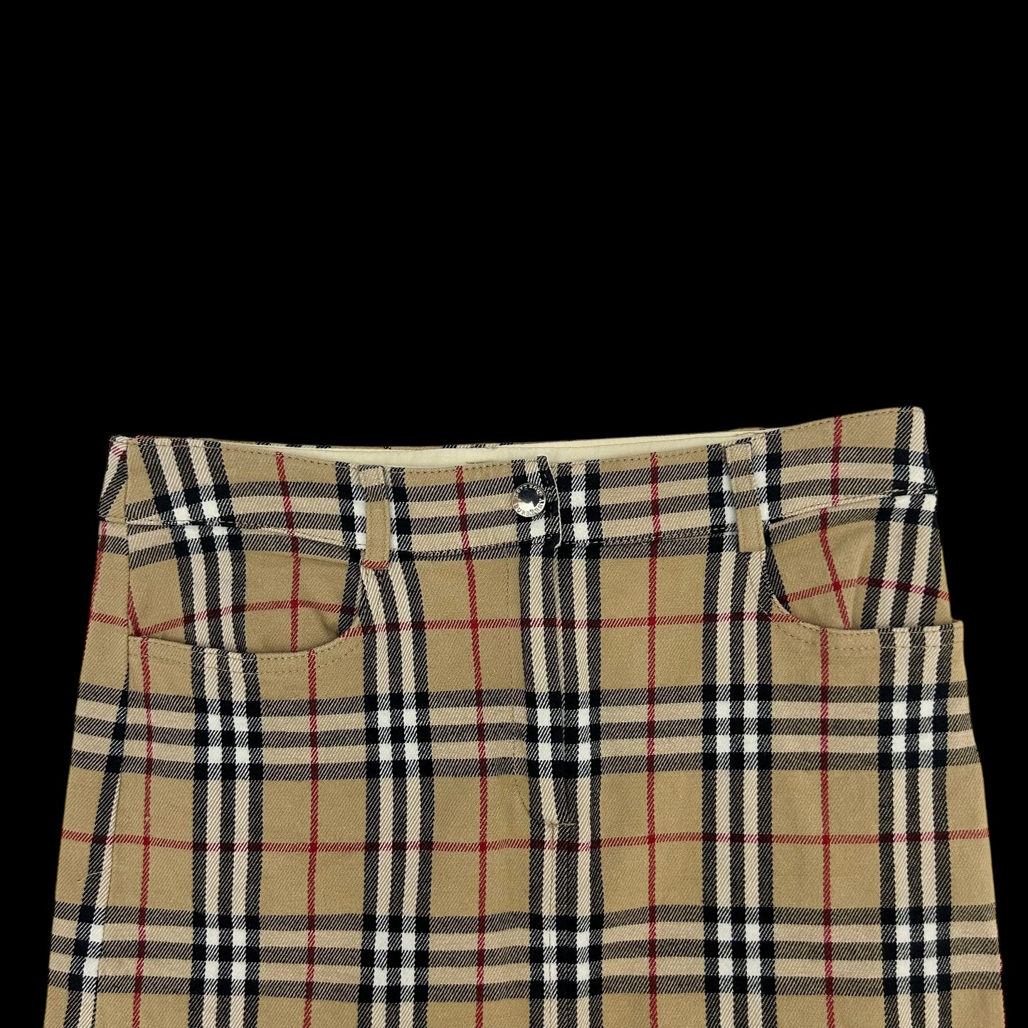 Burberry Vintage Nova Check Skirt (Size Fits 27")