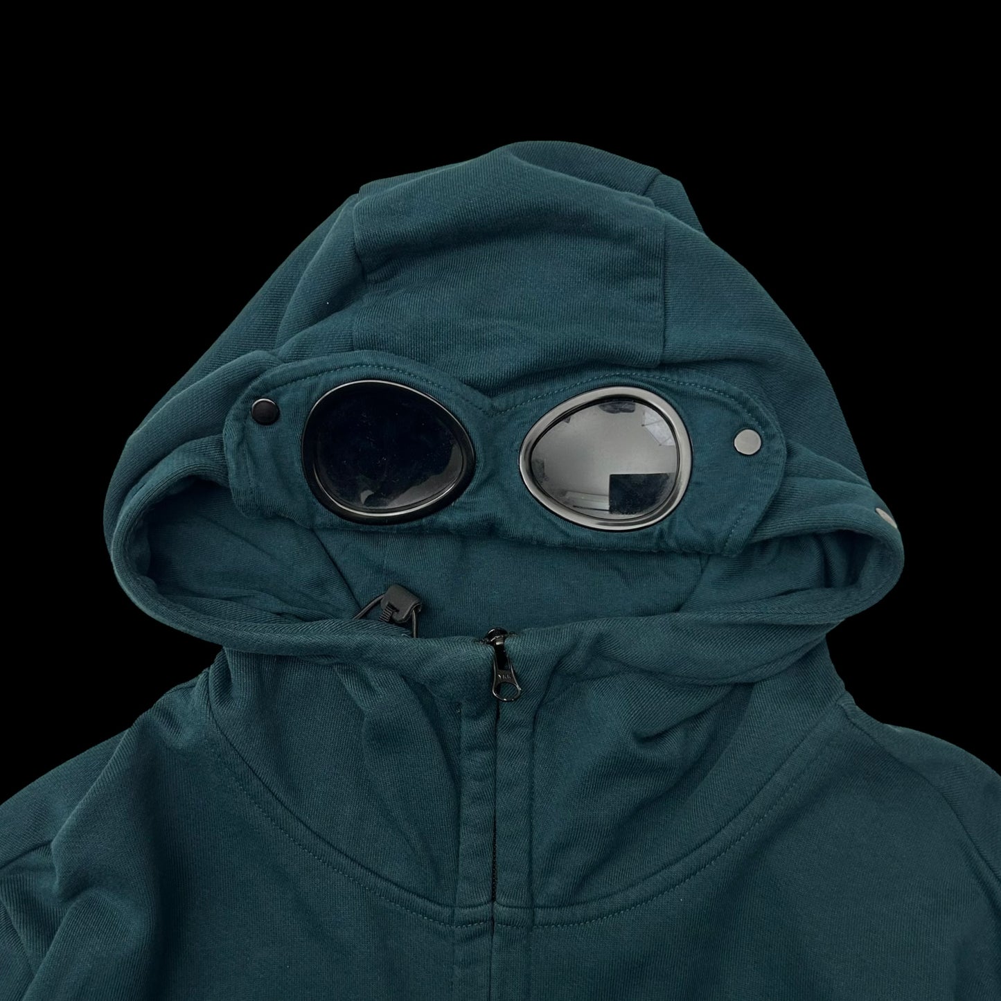 C.P. Company Goggle Hoodie Pine Green (Fits L-XL)