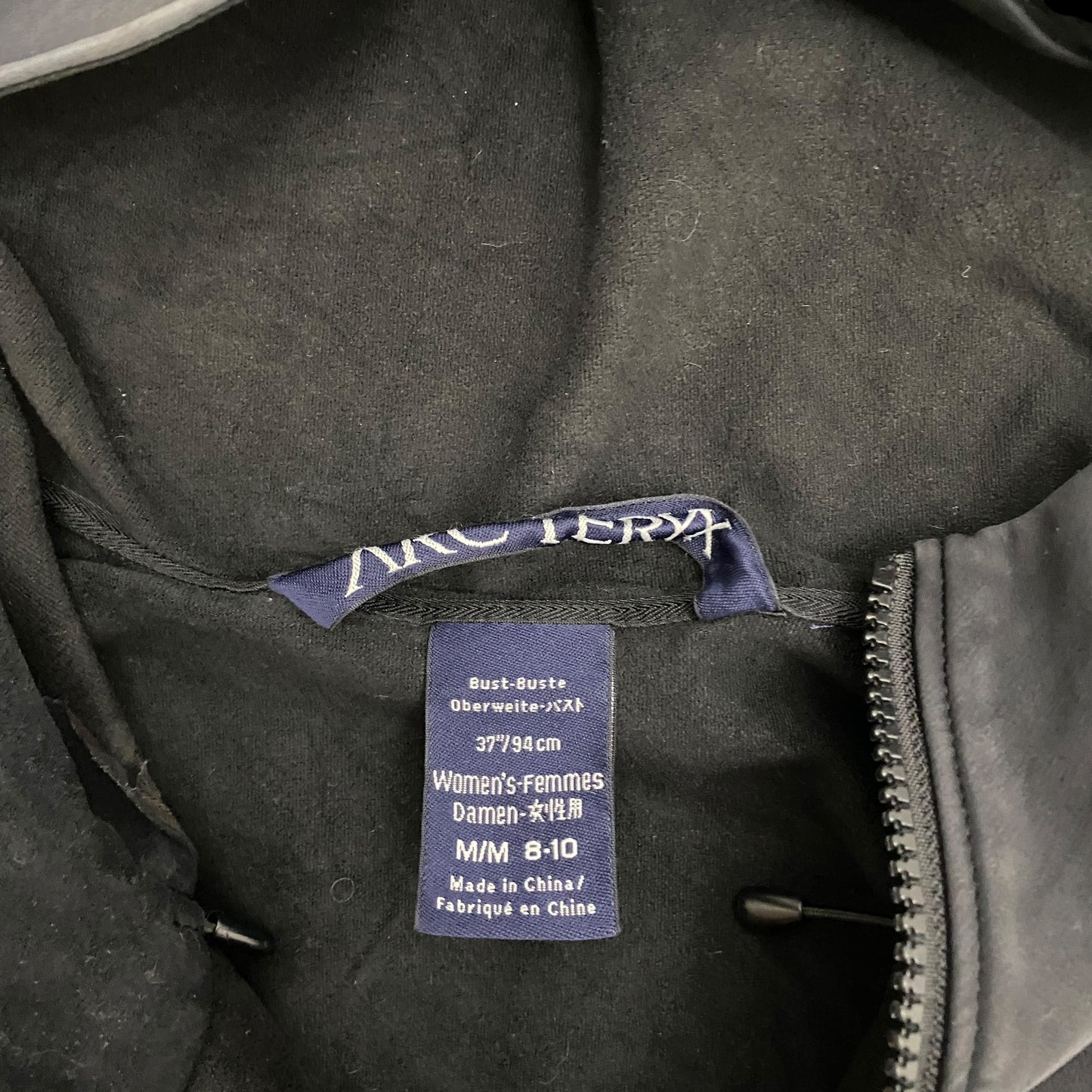 Arcteryx Gamma MX Hooded Jacket Black (Size M Womens)