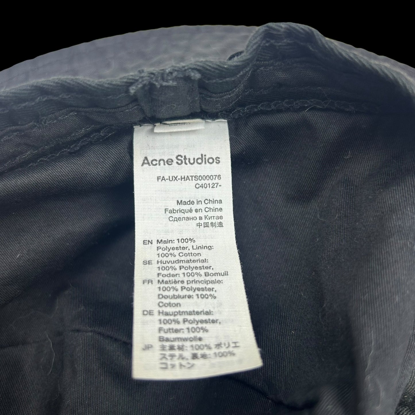 Acne Studios Logo-Appliquéd Ripstop Bucket Hat