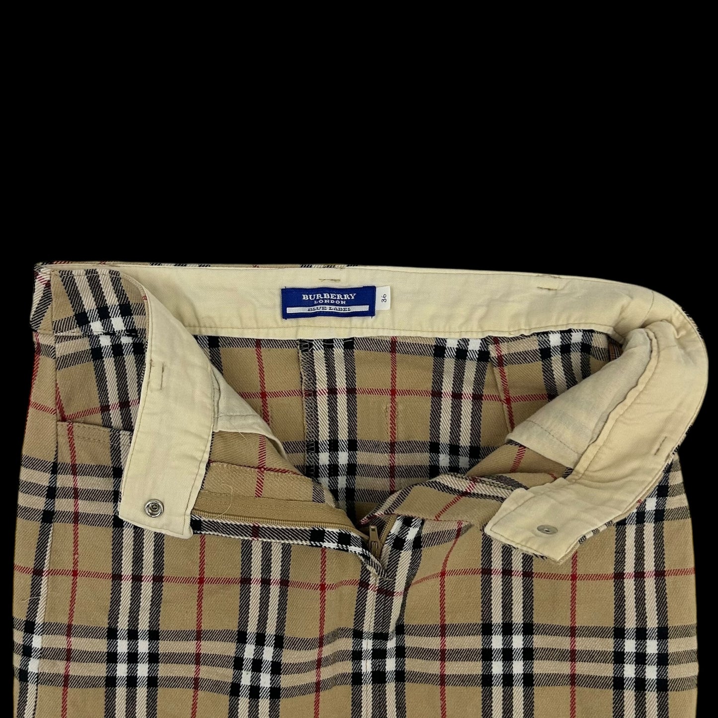 Burberry Vintage Nova Check Skirt (Size Fits 27")