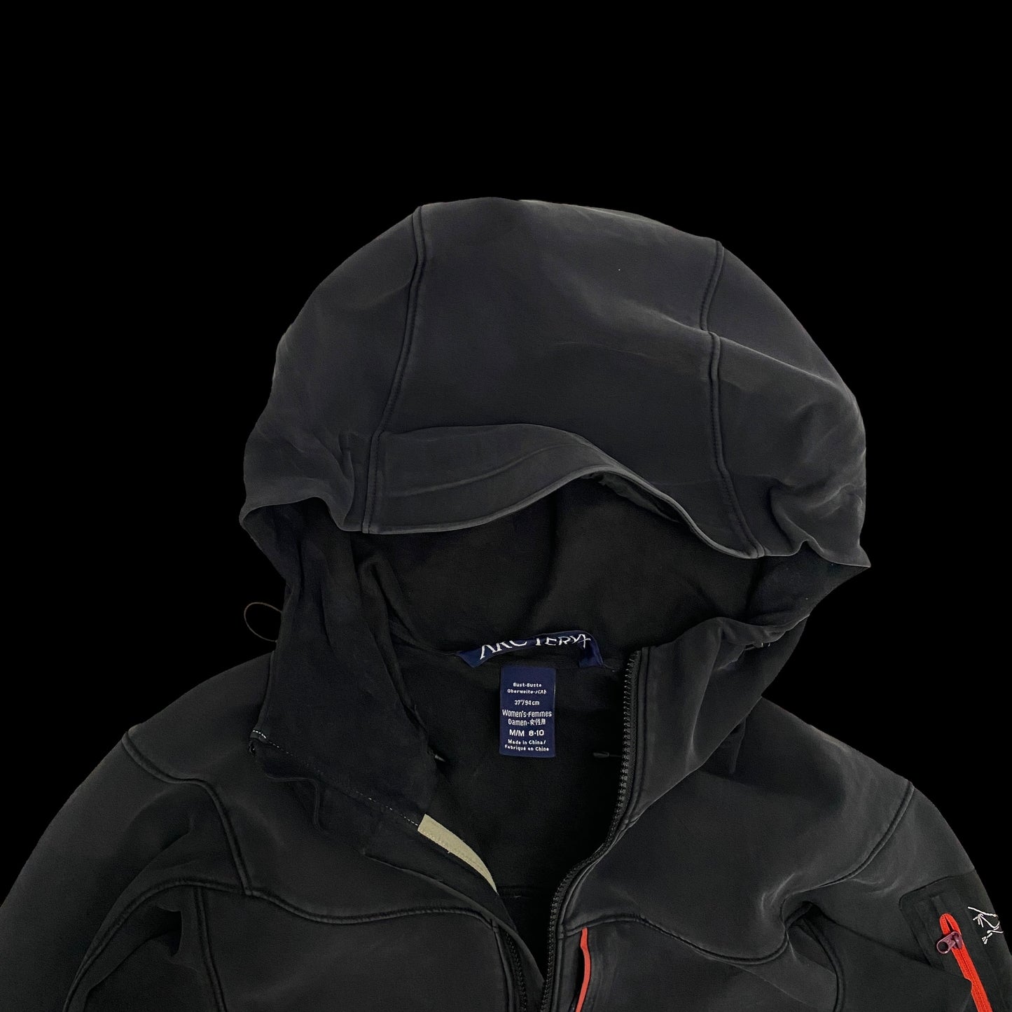 Arcteryx Gamma MX Hooded Jacket Black (Size M Womens)