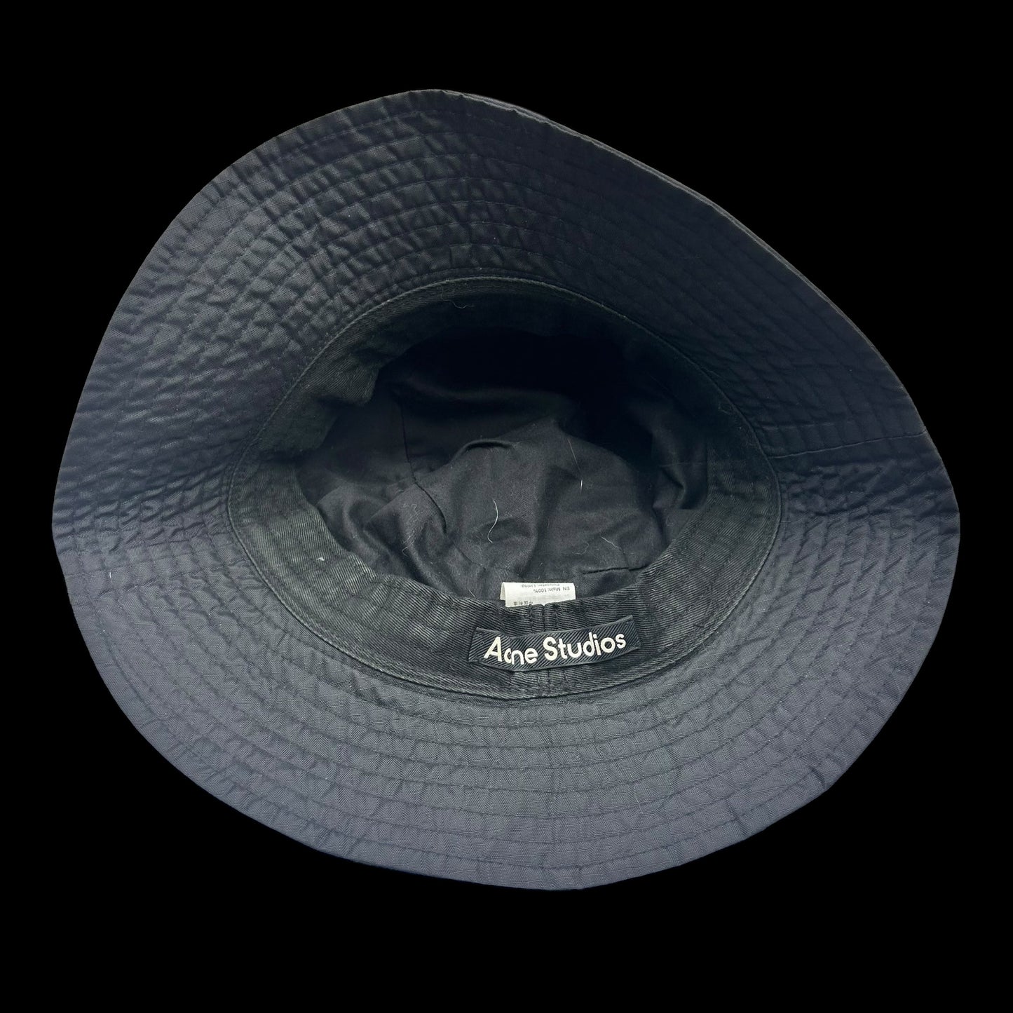 Acne Studios Logo-Appliquéd Ripstop Bucket Hat