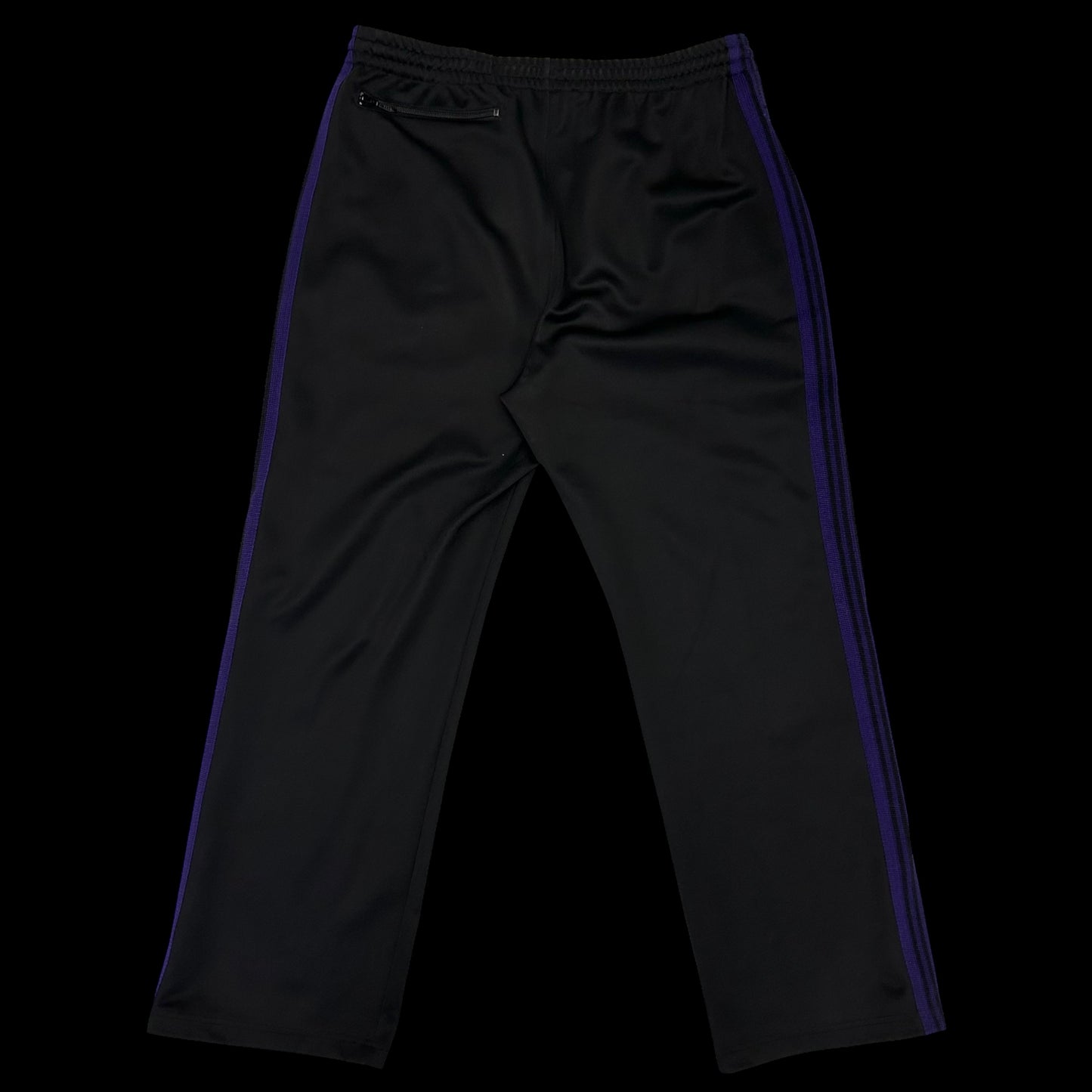 Needles Poly Smooth Track Pants Black/Purple (Size L)