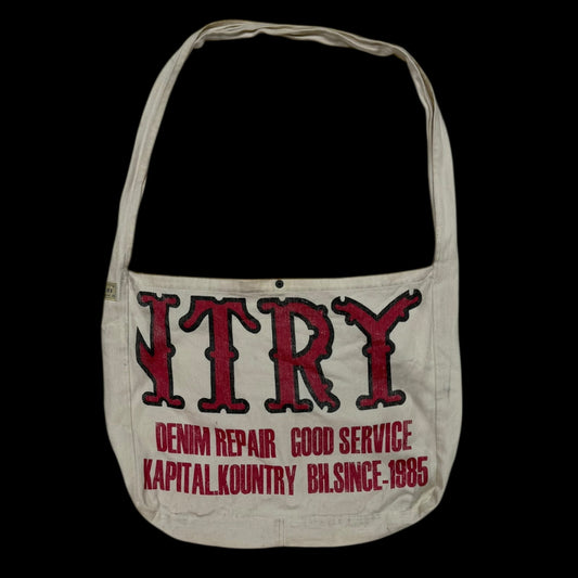 Kapital Kountry Factory Printed Cotton Twill Tote Bag