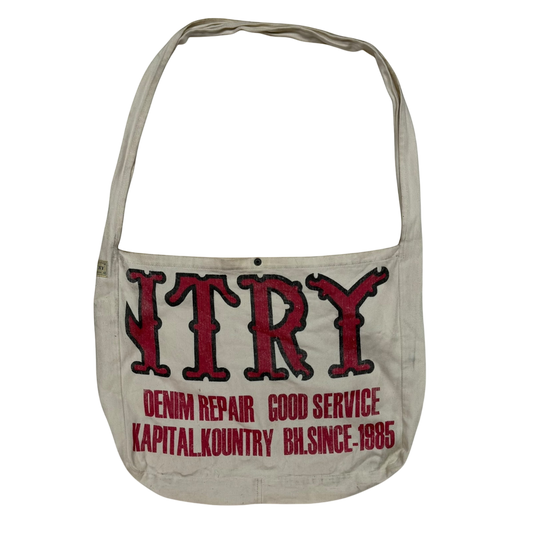 Kapital Kountry Factory Printed Cotton Twill Tote Bag