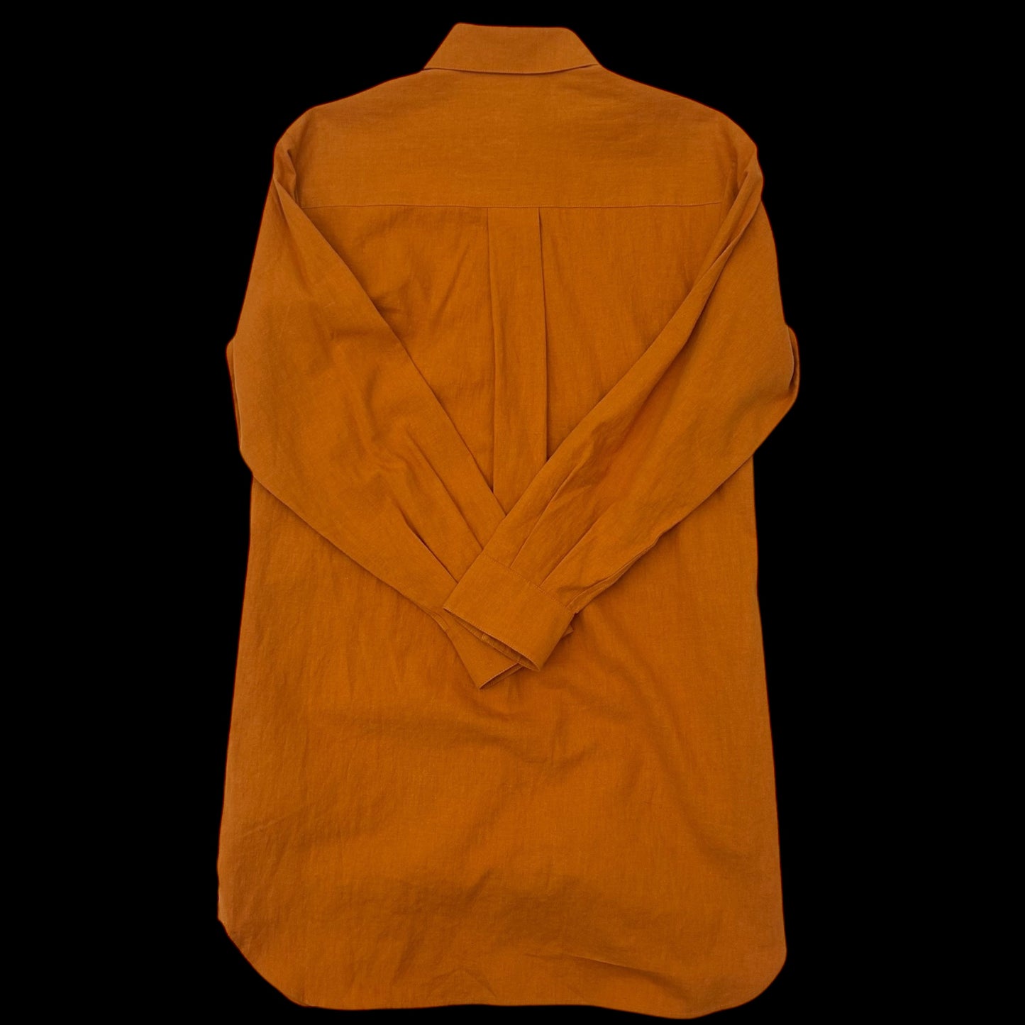 Acne Studios Embroidered Shirt Dress Orange (fits S-M womens)