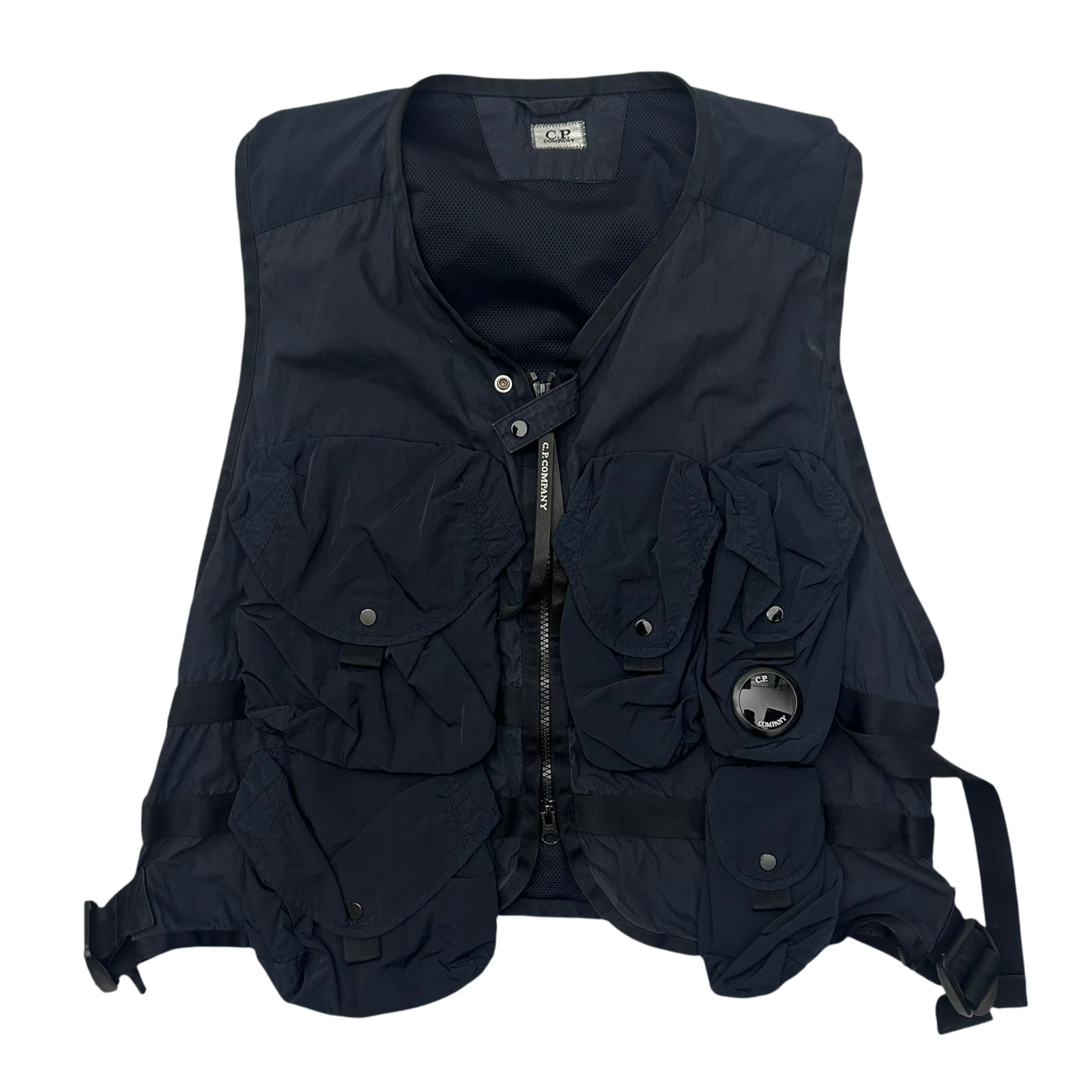 C.P. Company 50 Fili Utility Vest Navy (Fits L)