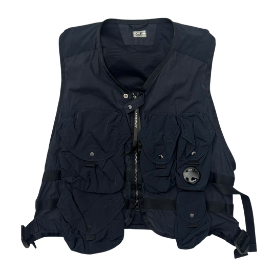 C.P. Company 50 Fili Utility Vest Navy (Fits L)