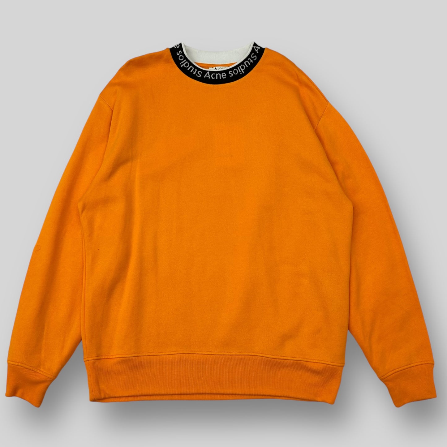 Acne Studios Jacquard Logo Sweater Orange (Fits L-XL)