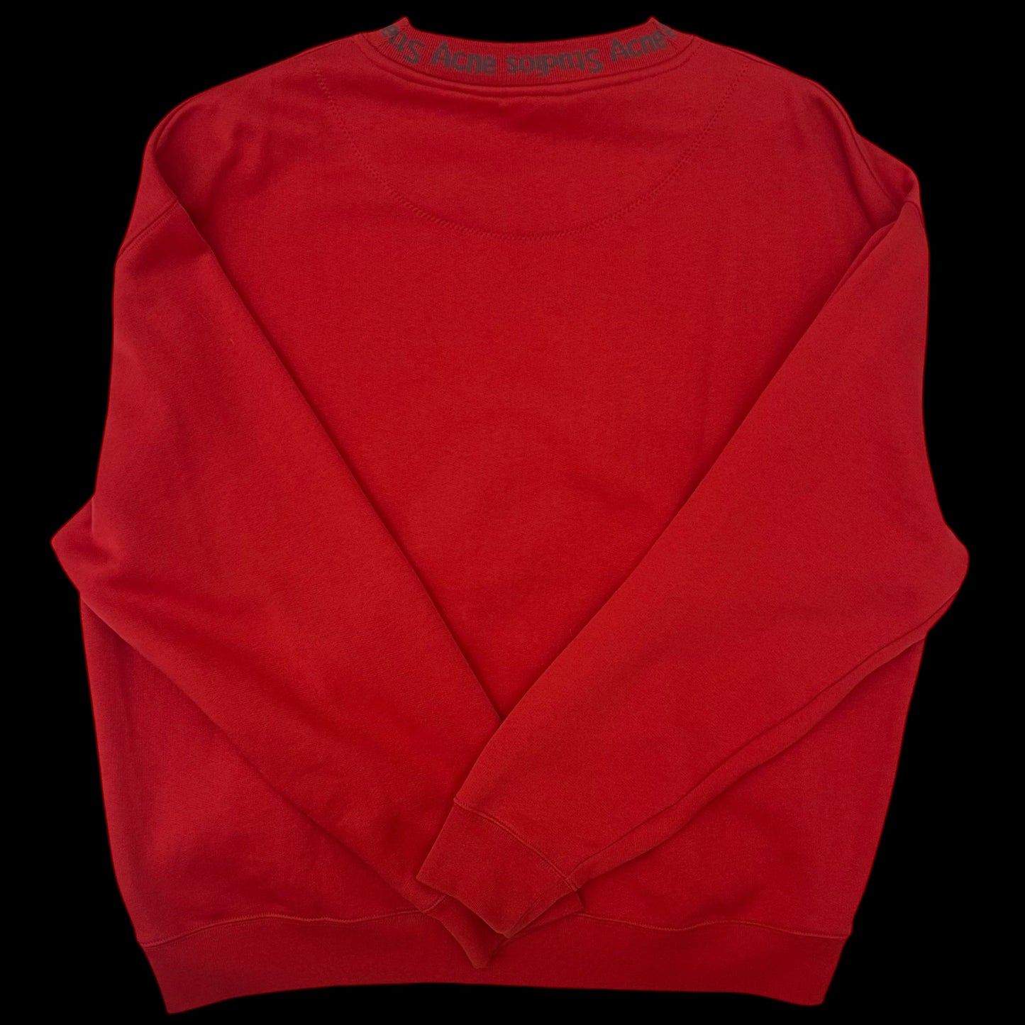 Acne Studios Jacquard LogoSweater Red (Fits L)