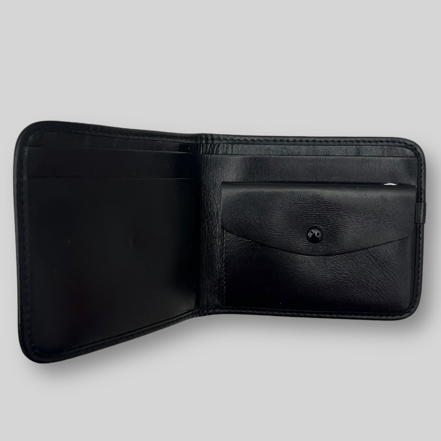 Christian Dior Oblique Trotter Bifold Wallet Navy / Beige