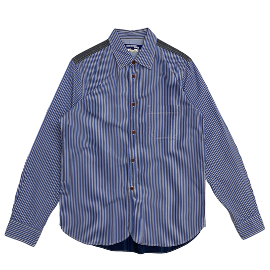 Junya Watanabe MAN Patchwork Shirt Blue (Size S)