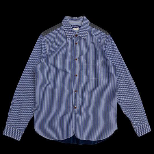 Junya Watanabe MAN Patchwork Shirt Blue (Size S)