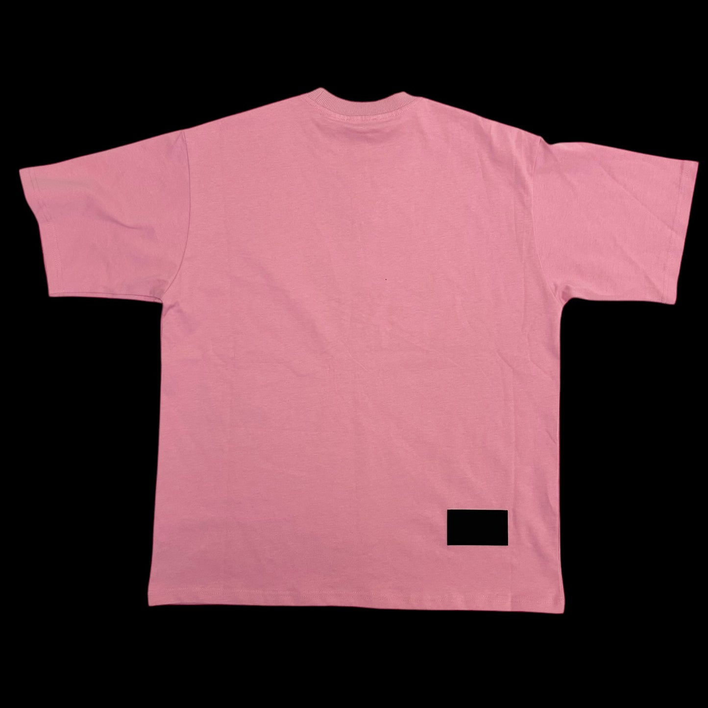 WE11DONE Classic Embroidered Logo T-Shirt Pink (Fits L)