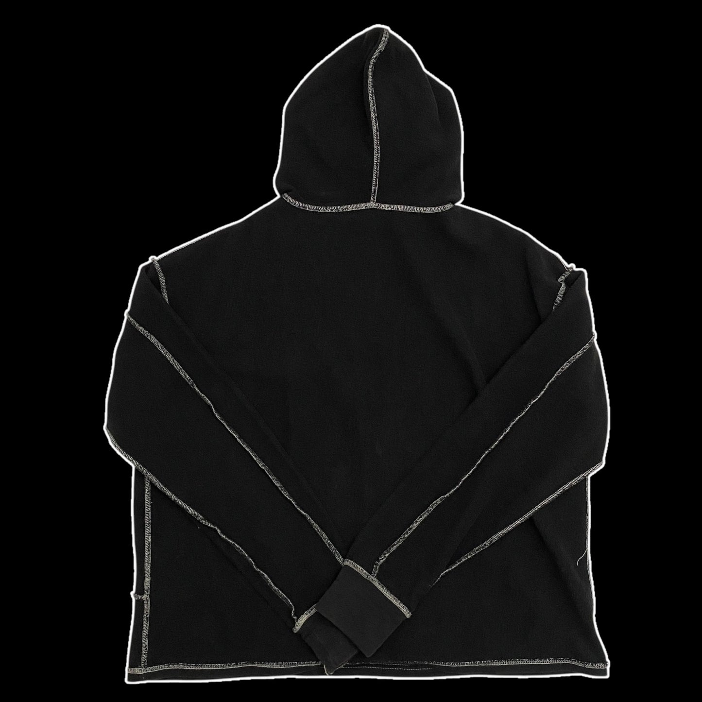 A-COLD-WALL Reverse Stitch Hoodie Black (Size XL)