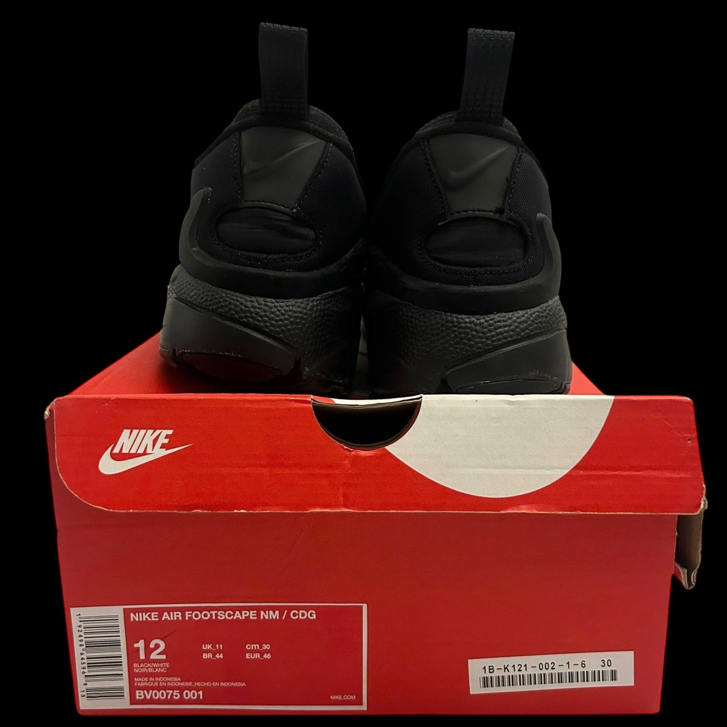 Nike x Comme des Garcons (CDG) Air Footscape Black (US12/UK11)