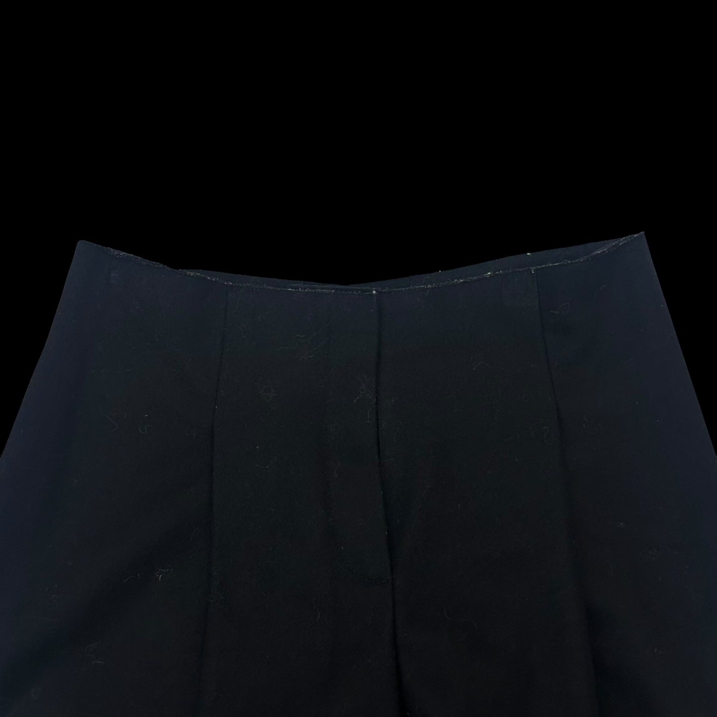 AW15 Acne Studios Murol Raw Front-Pleated Wool Pants Black (fits 29”)