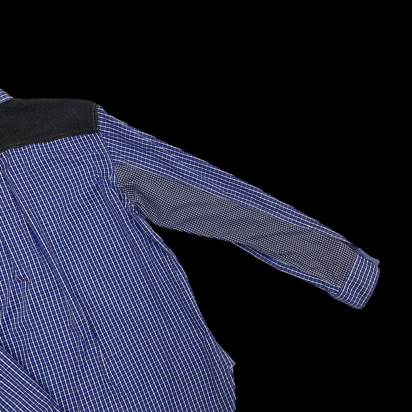 Junya Watanabe MAN Gingham Check Shirt Blue (Fits S-M)