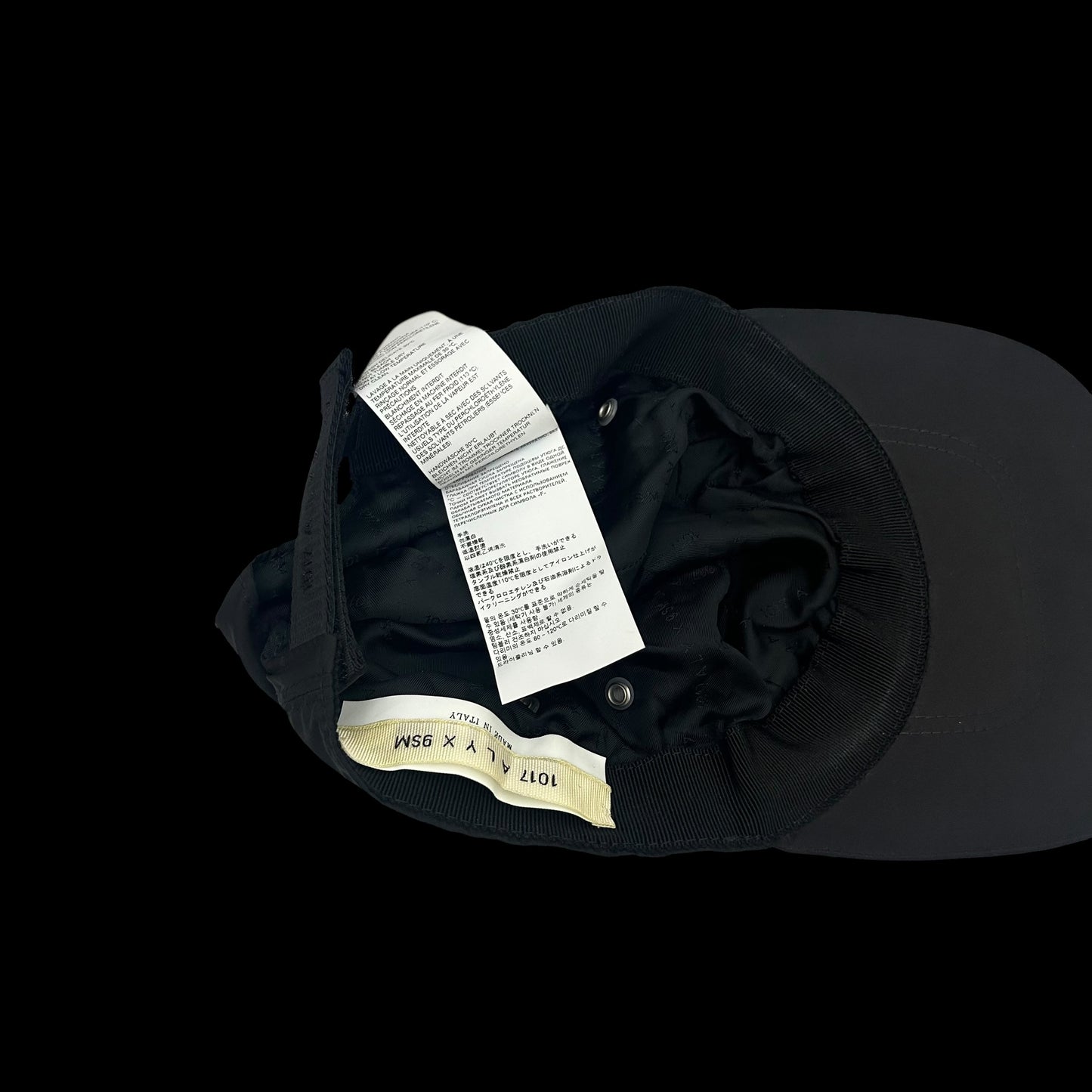 1017 ALYX 9SM Lightercap Panelled Hat