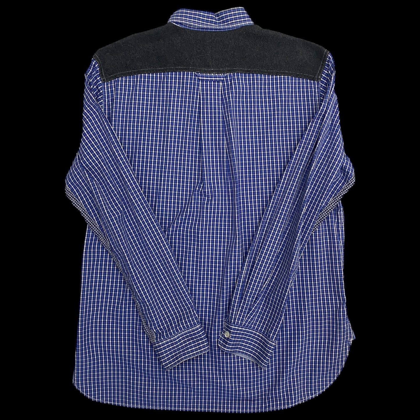 Junya Watanabe MAN Gingham Check Shirt Blue (Fits S-M)