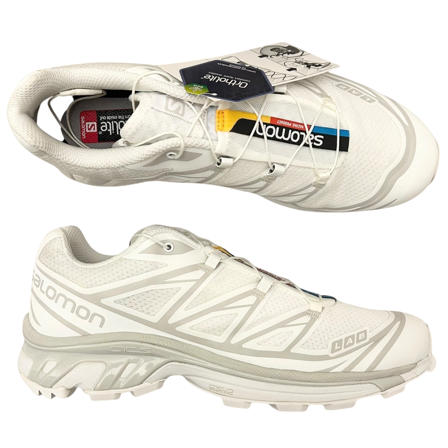 Salomon XT-6 ‘White / Lunar Rock’ (US10/UK9.5)