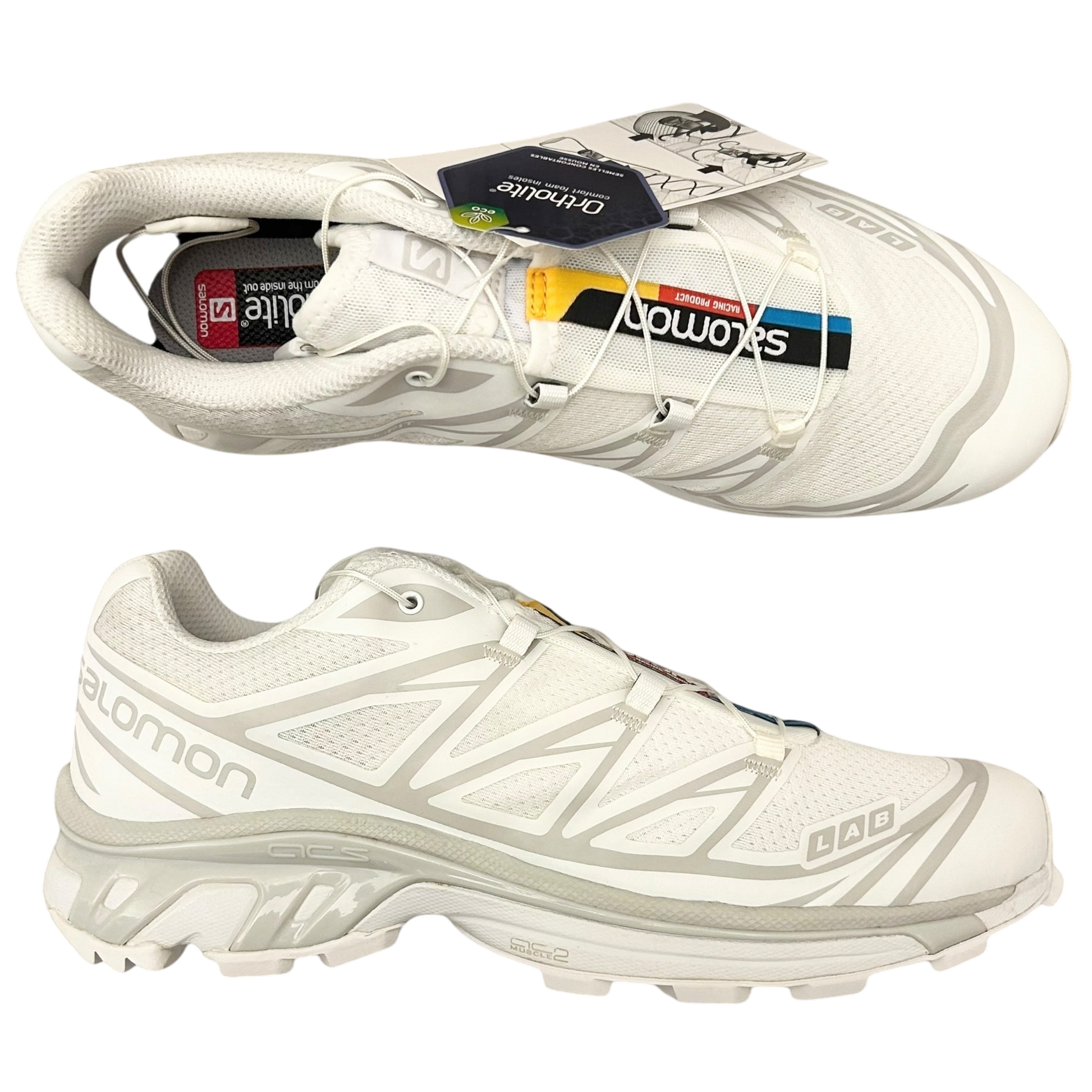 Salomon XT-6 ‘White / Lunar Rock’ (US10/UK9.5)