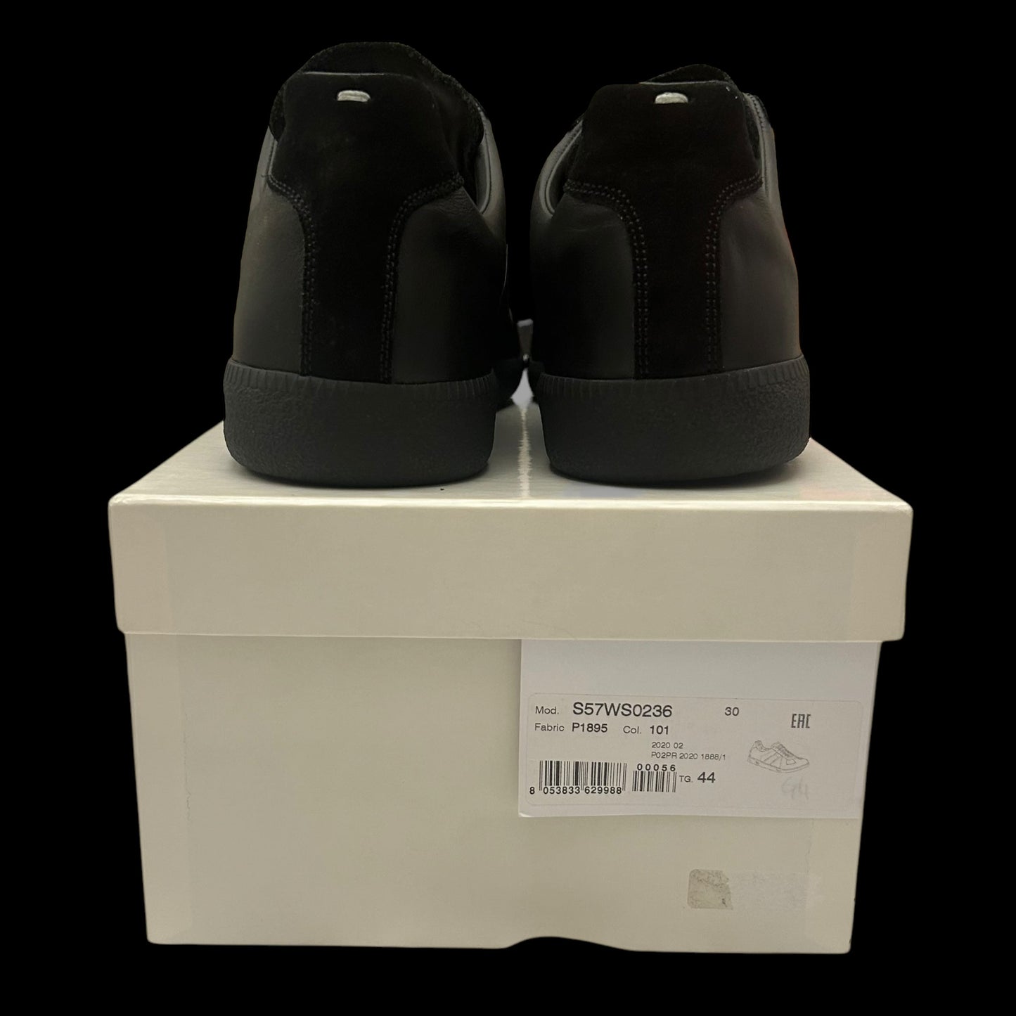 Maison Margiela GAT Replica Trainers Black (US11 / EU44)