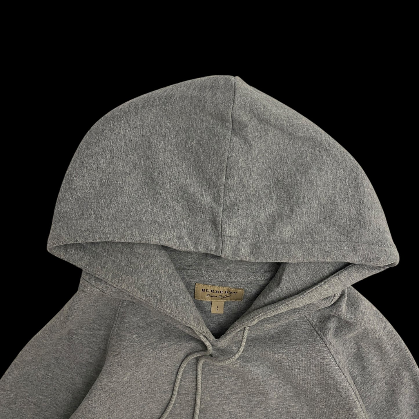 Burberry Embroidered Archive Logo Hoodie Grey (fits M/L)