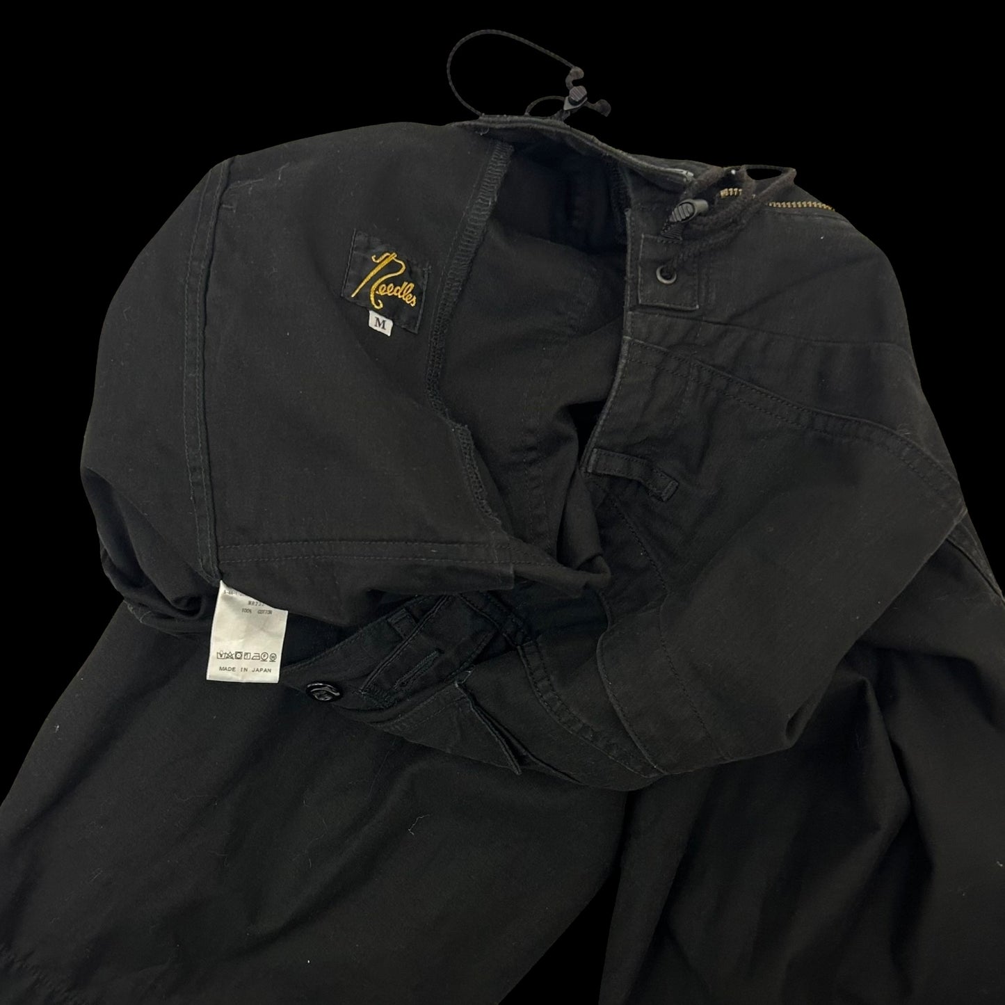 Needles H.D. Fatigue Pants Black (Size M)