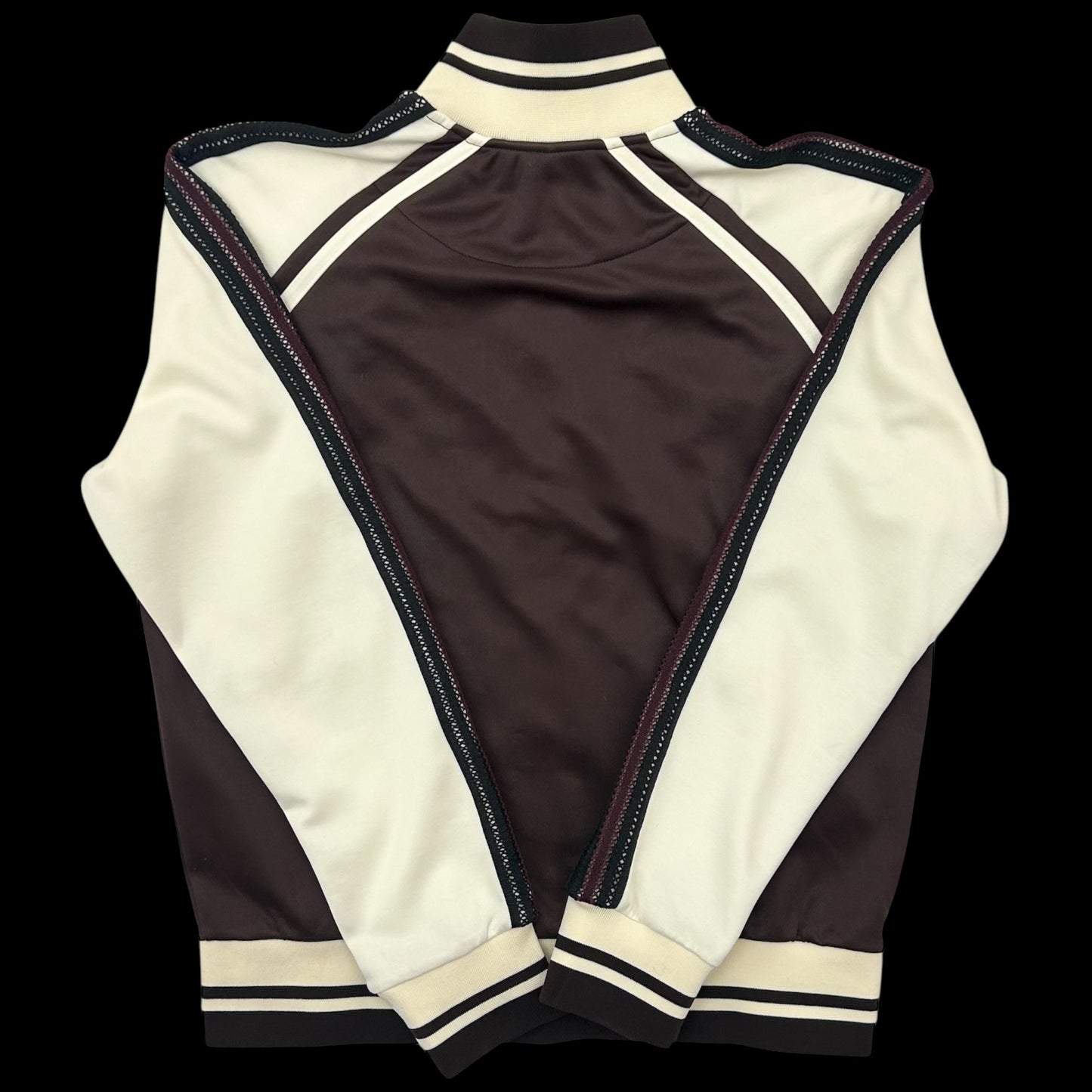 Wales Bonner Kola Track Jacket ‘Brown / Ivory' (Fits M)