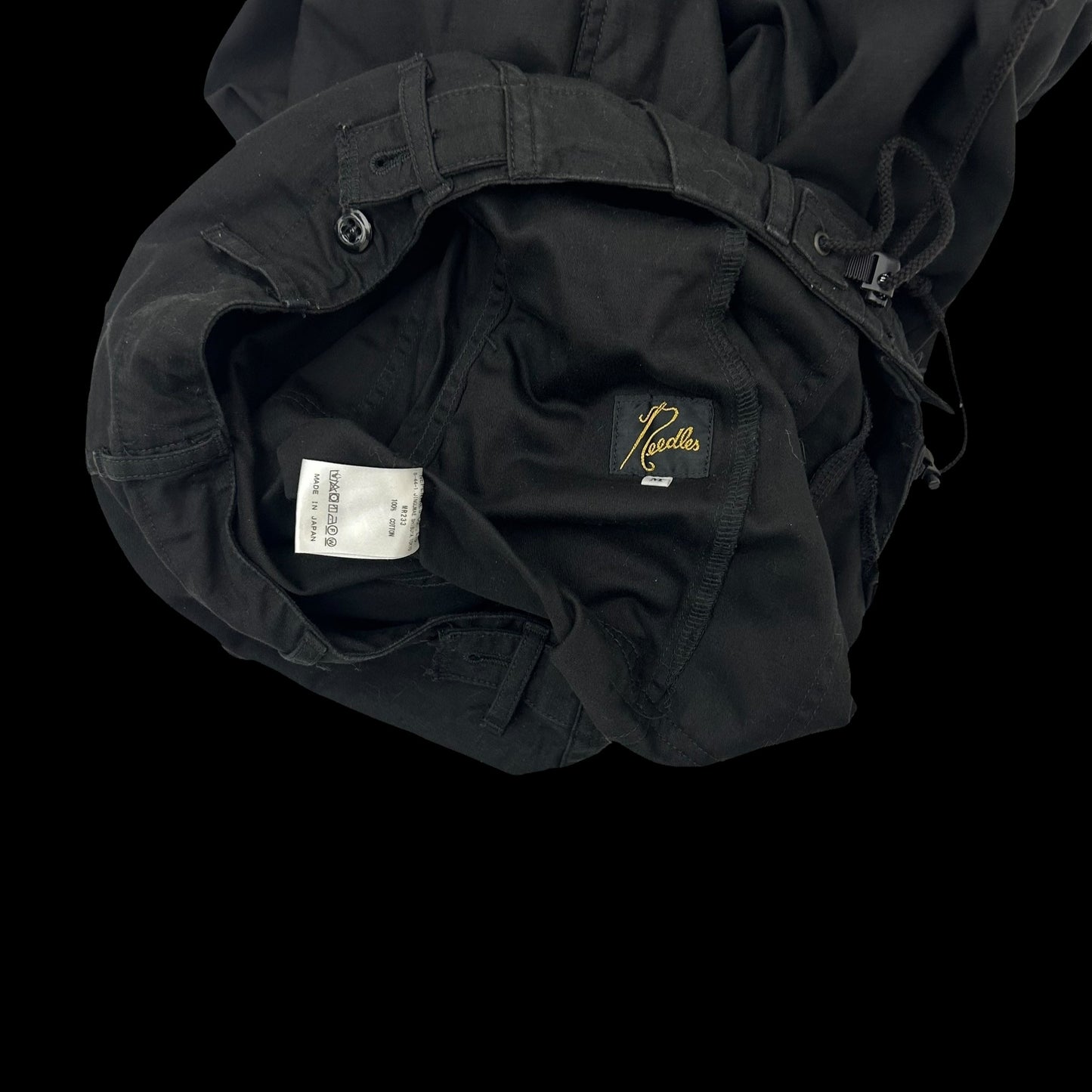 Needles H.D. Fatigue Pants Black (Size M)