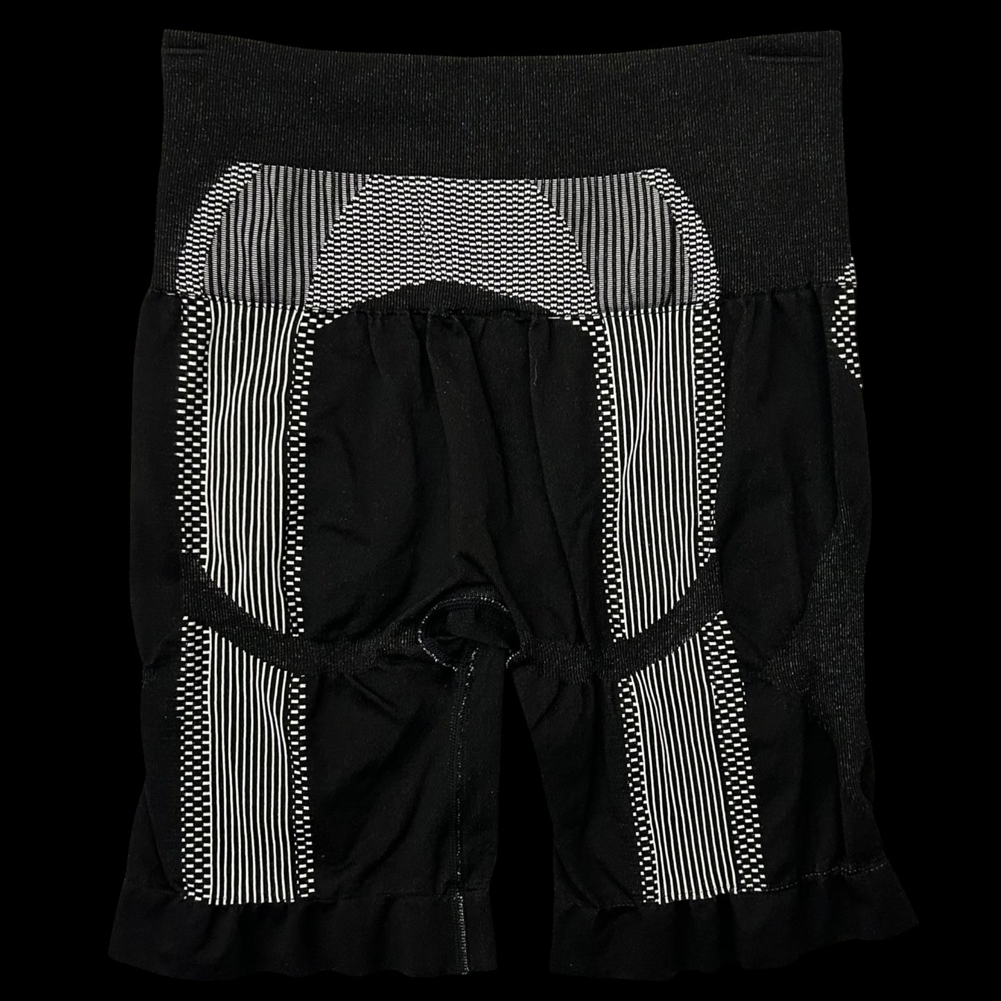 MISBHV High-Waisted Sport Knit Shorts Black/White (Size M Womens)