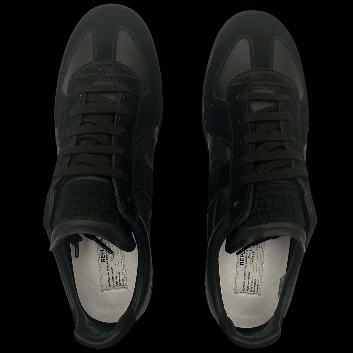 Maison Margiela GAT Replica Trainers Black (US11 / EU44)