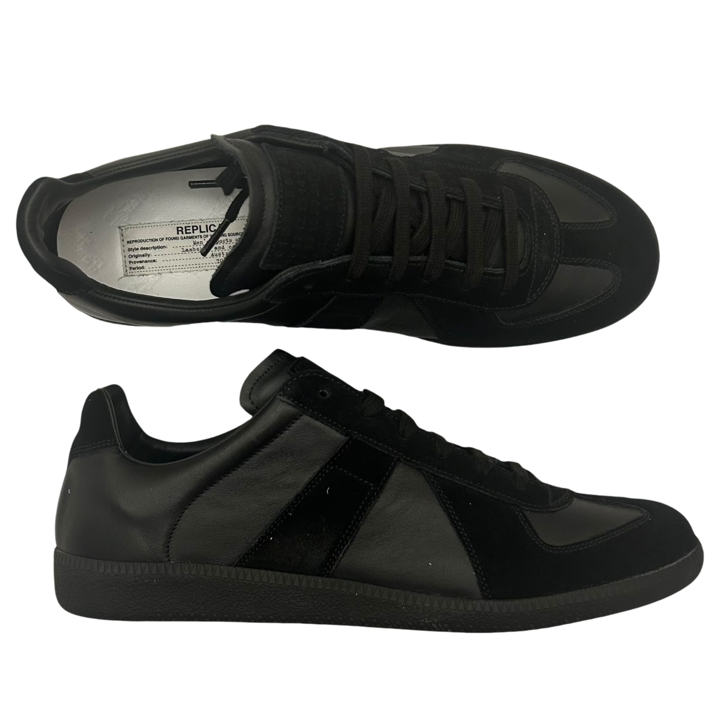 Maison Margiela GAT Replica Trainers Black (US11 / EU44)